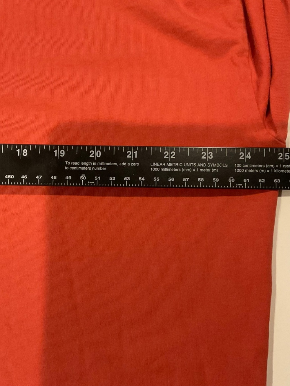 Wilfred Free Aritzia Go To Long Sleeve Tee XL Orange Minimalist Comfort Staple - Picture 4 of 8